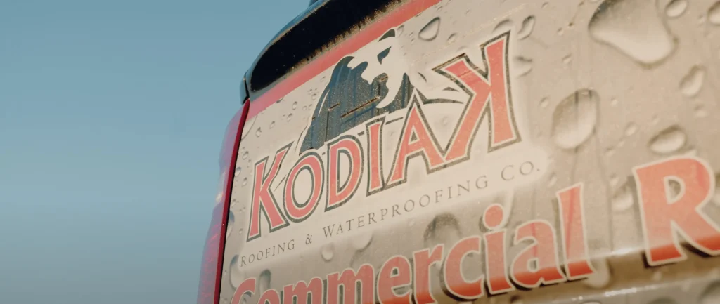 Close up view of Kodiak truck